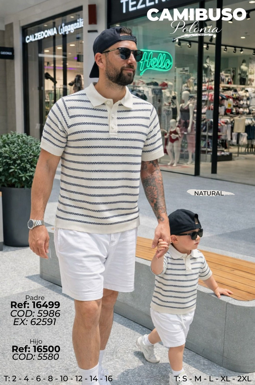 Camibuso Polonia Padre E Hijo Natural