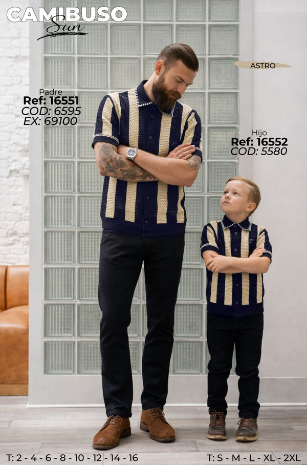 Camibuso Sun Padre E Hijo Astro