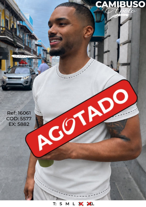 camibuso apolo blanco hombre