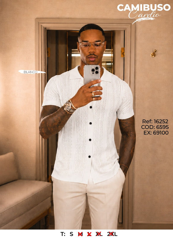 camibuso cardio blanco hombre