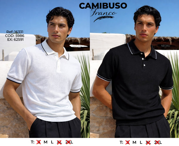 camibuso franco collage hombre