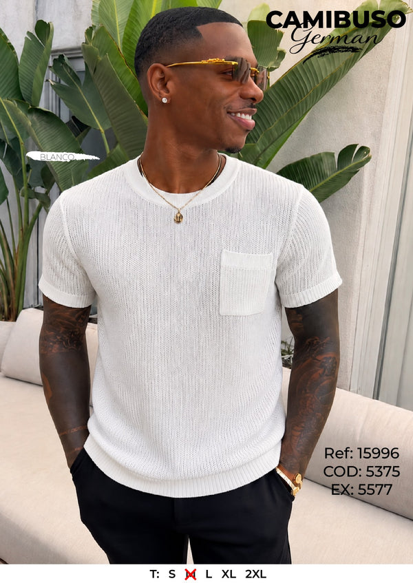 camibuso german blanco hombre