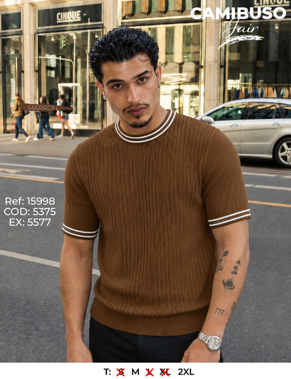 camibuso jair marron hombre