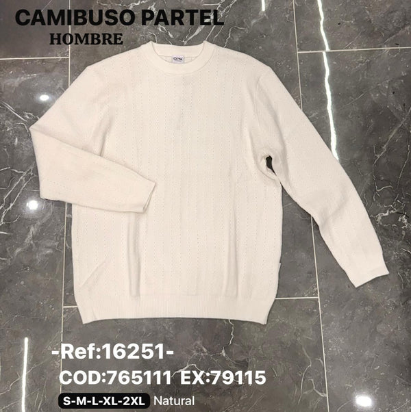 camibuso partel natural hombre