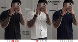 camibuso pinto collage hombre