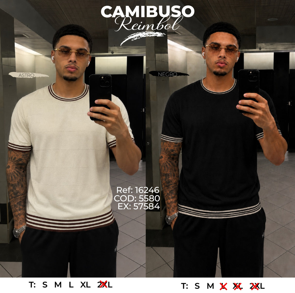camibuso reimbol collage hombre