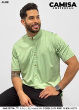 camisa amsterdam aloe hombre