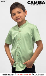 camisa amsterdam aloe niño