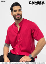 camisa amsterdam rojo hombre