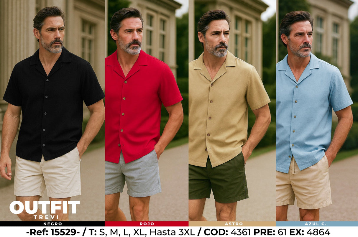 camisa collage hombre