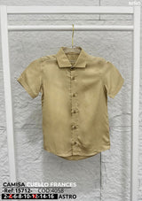 camisa cuello frances astro niño