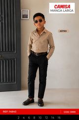 camisa manga larga astro niño outlet
