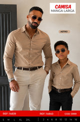 camisa manga larga astro padre e hijo outlet