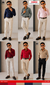 camisa manga larga collage niño outlet