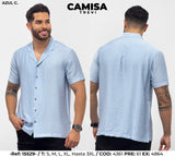 camisa trevi azul c3 hombre
