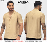 camisa trevi camel2 hombre