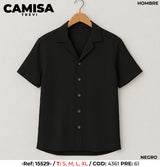 camisa trevi negro1 hombre