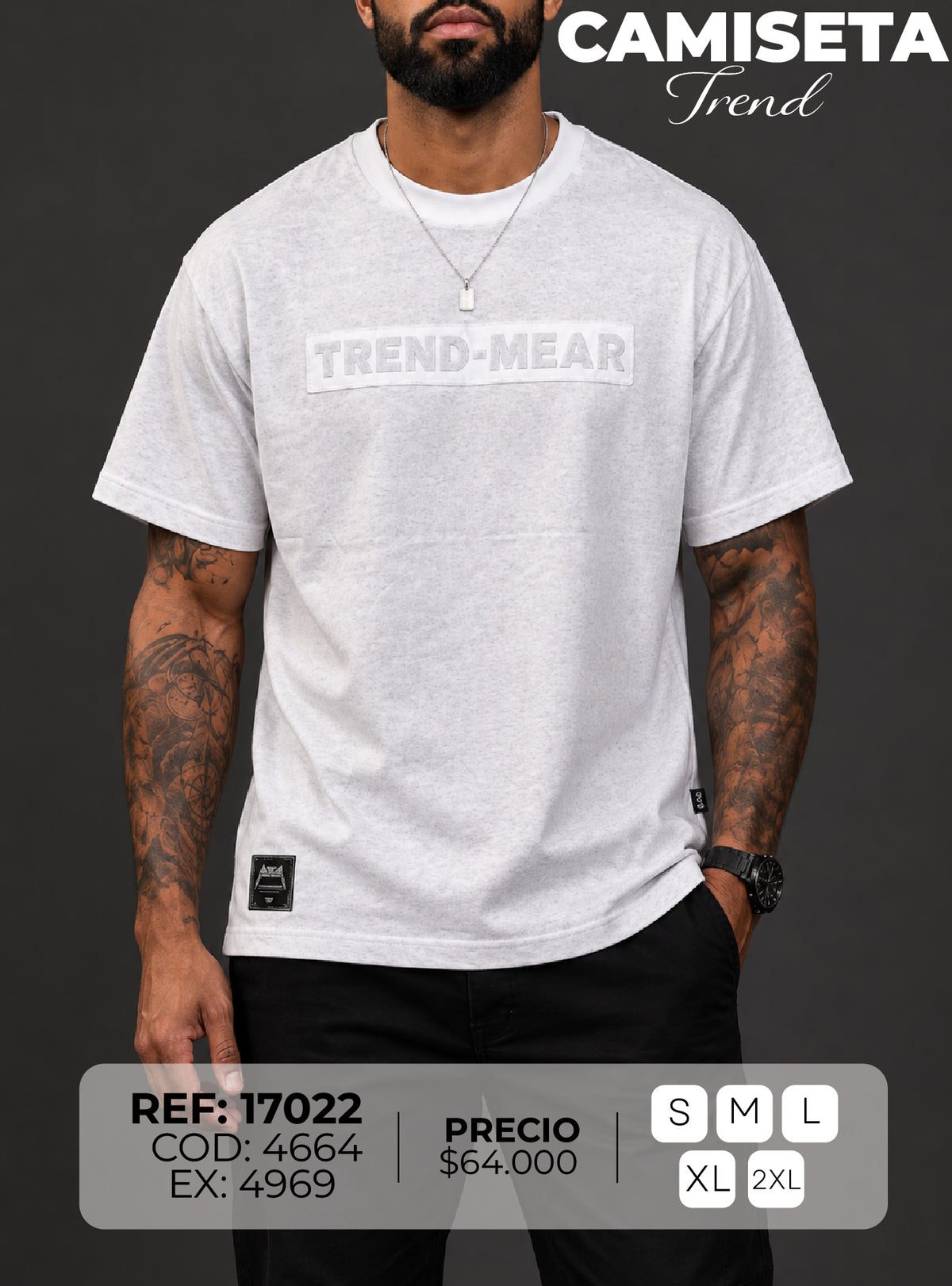 camiseta trend hombre