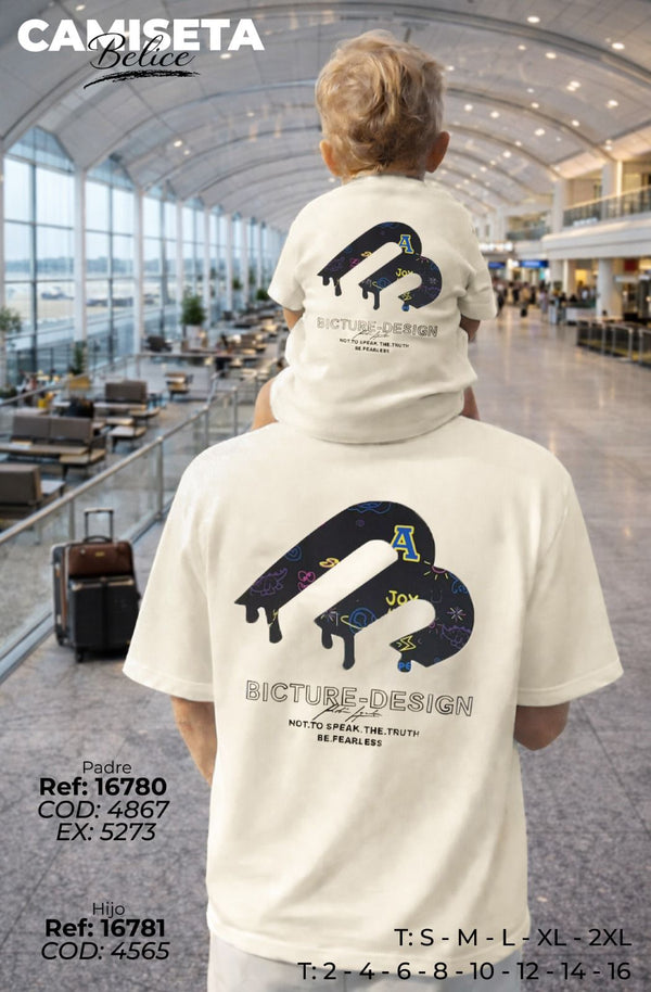 Camiseta Belice Padre E Hijo