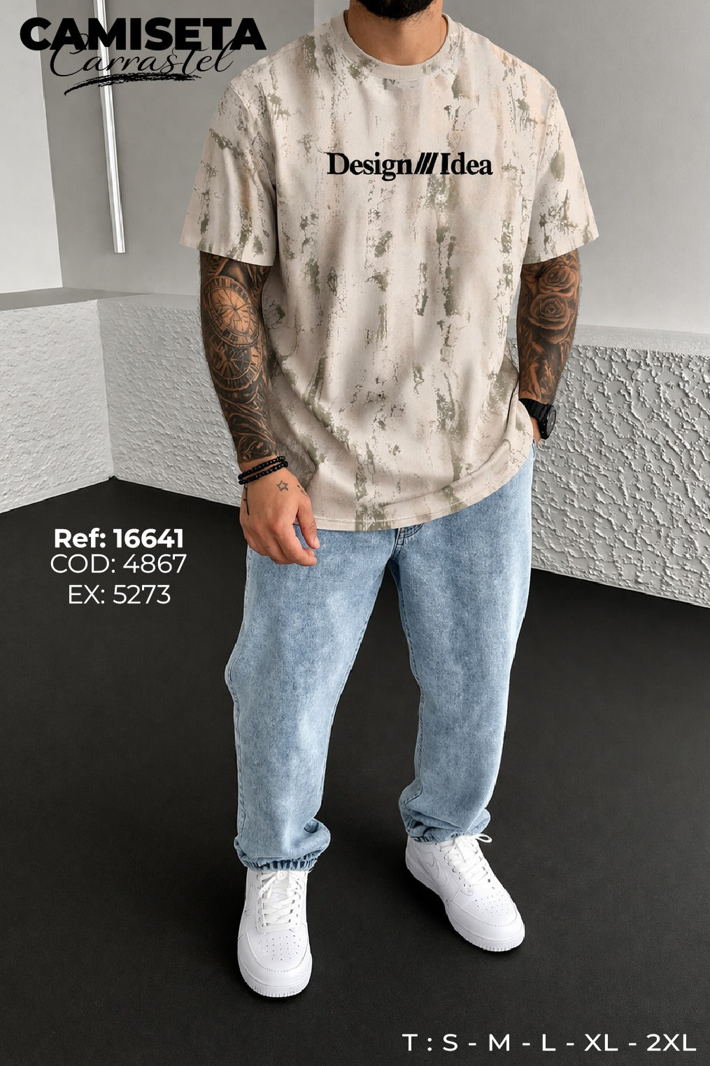 camiseta carrastet hombre