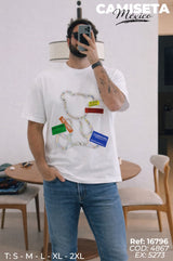 camiseta mexico hombre