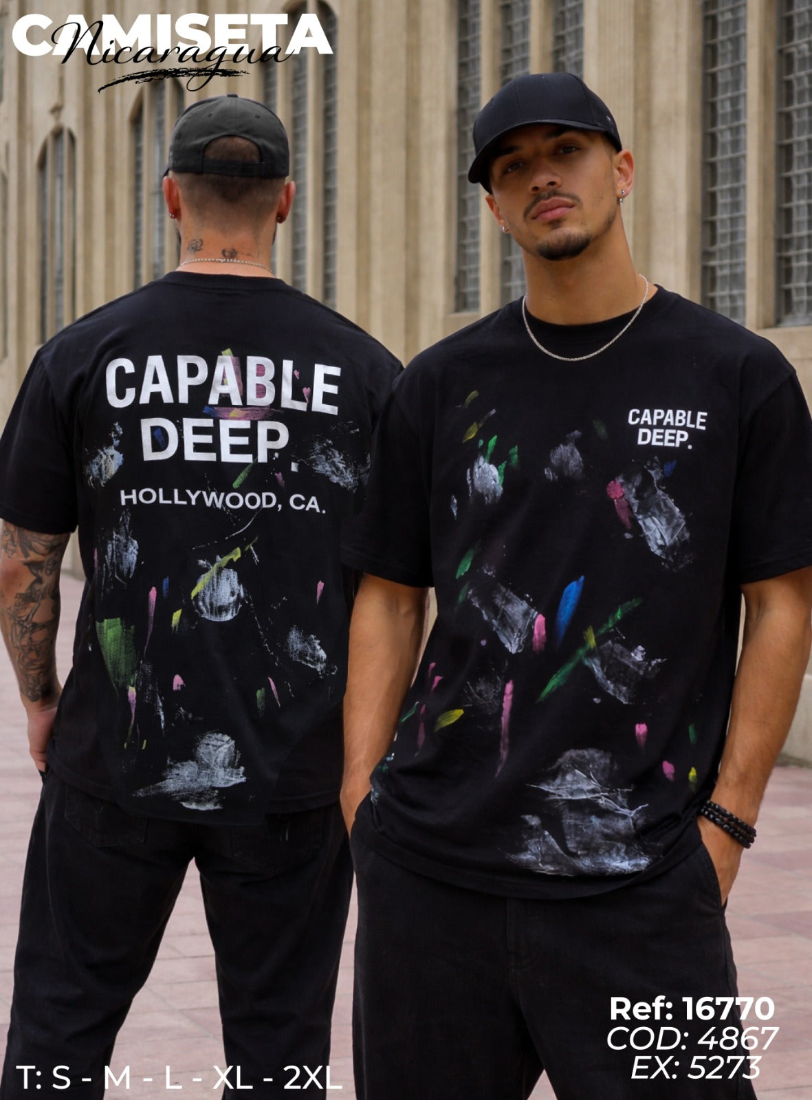 camiseta nicaragua hombre