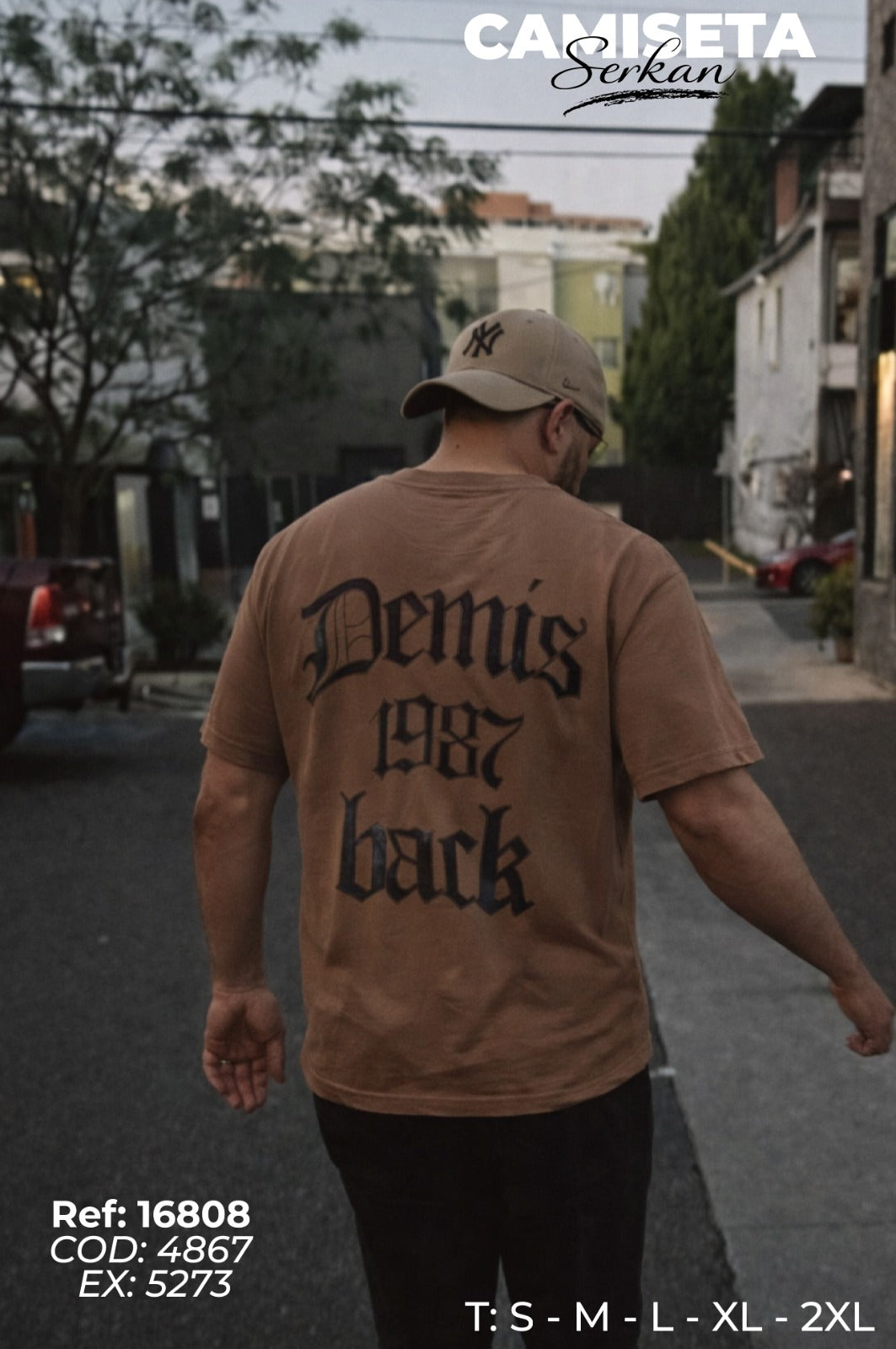 camiseta serkan hombre