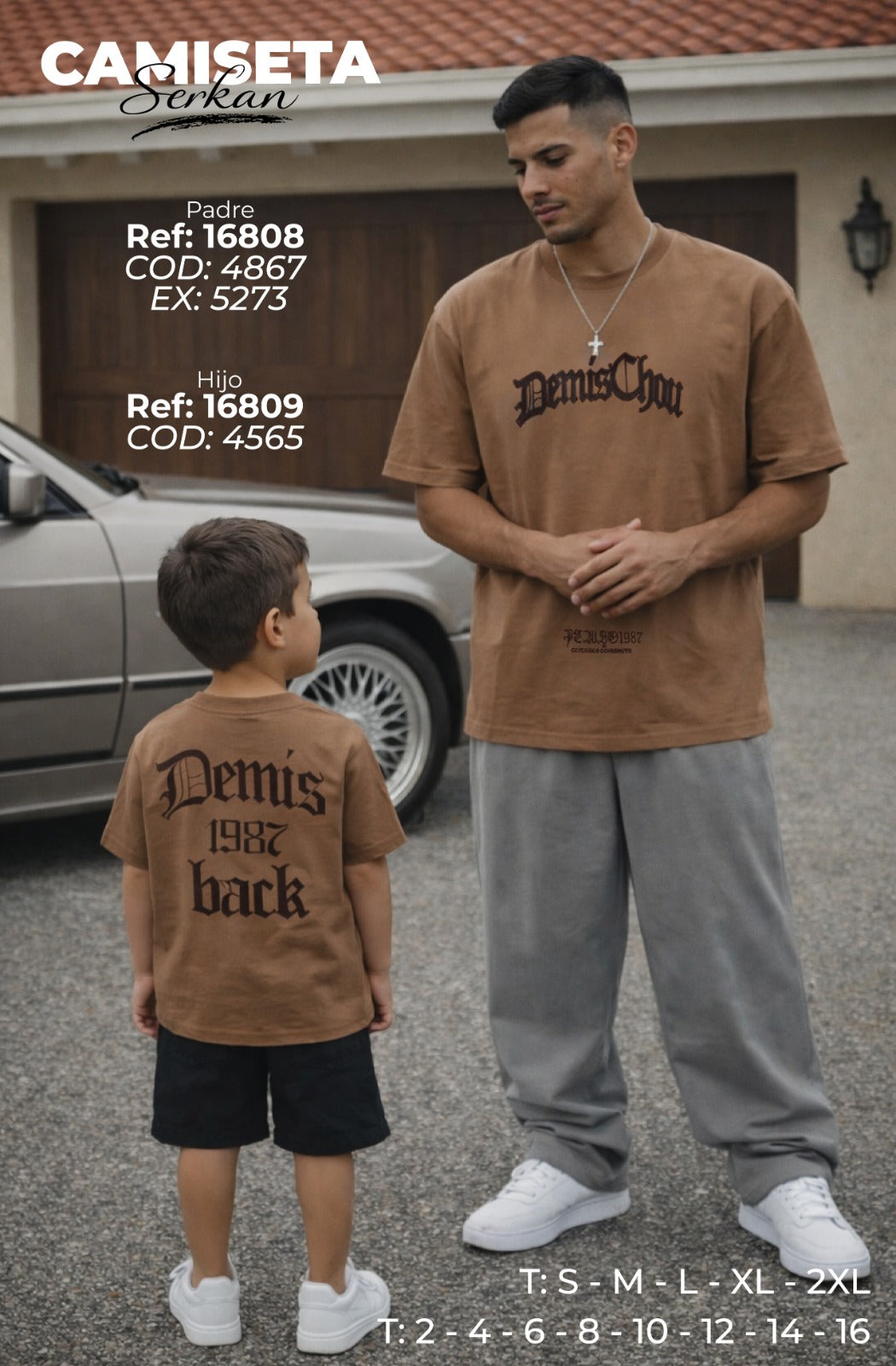Camiseta Serkan Padre E Hijo