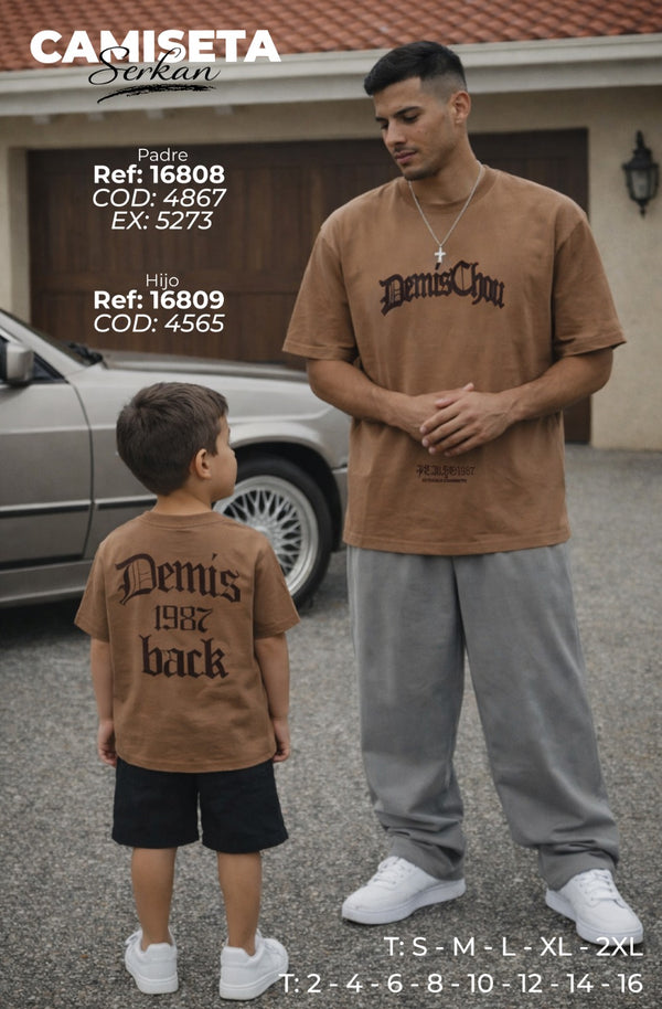 Camiseta Serkan Padre E Hijo