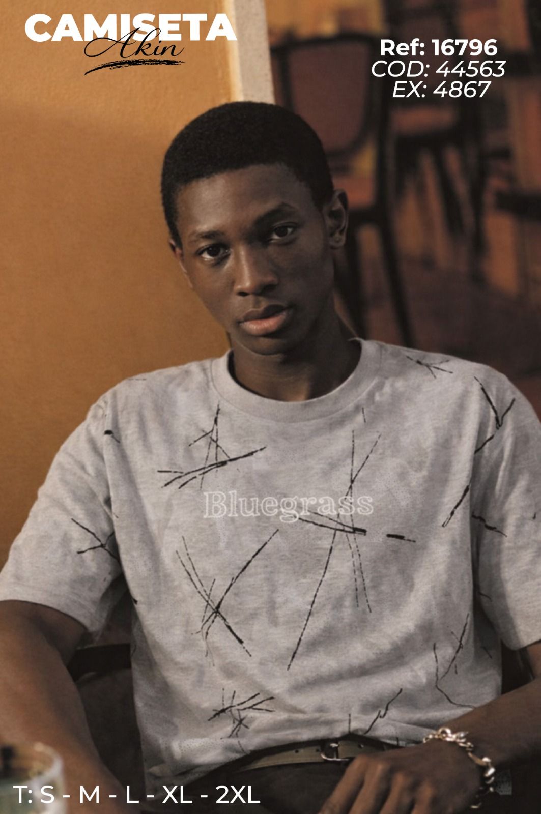 camiseta akin hombre