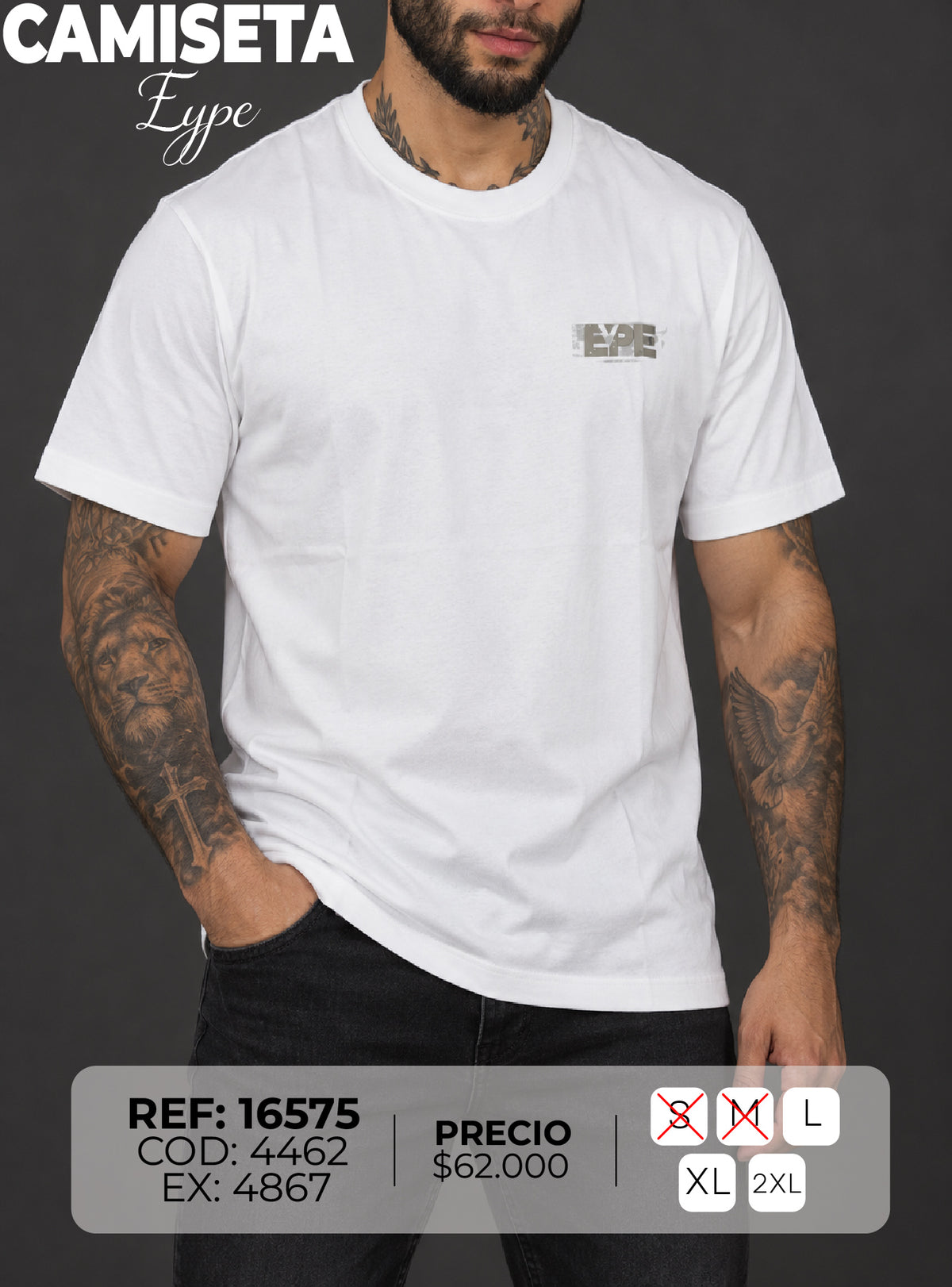 camiseta eype hombre