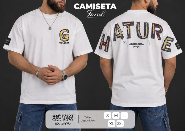 camiseta farid hombre