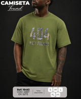 camiseta found hombre
