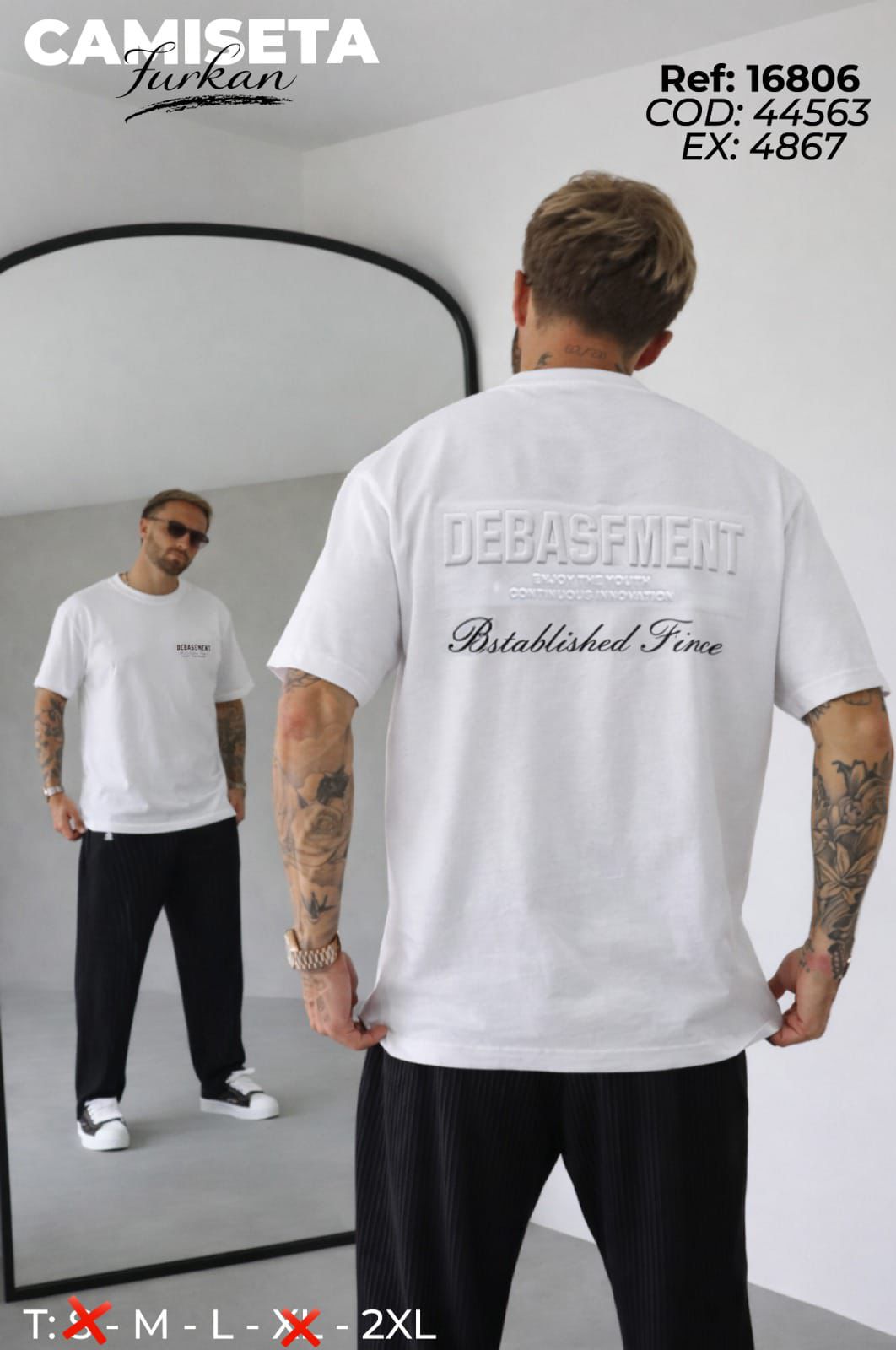 camiseta furkan hombre