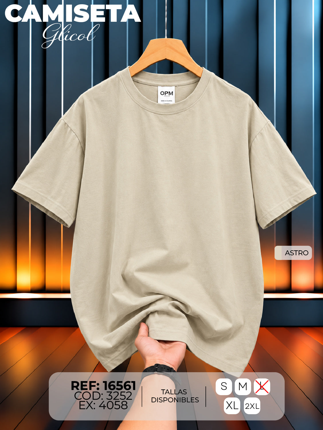 camiseta glicol astro