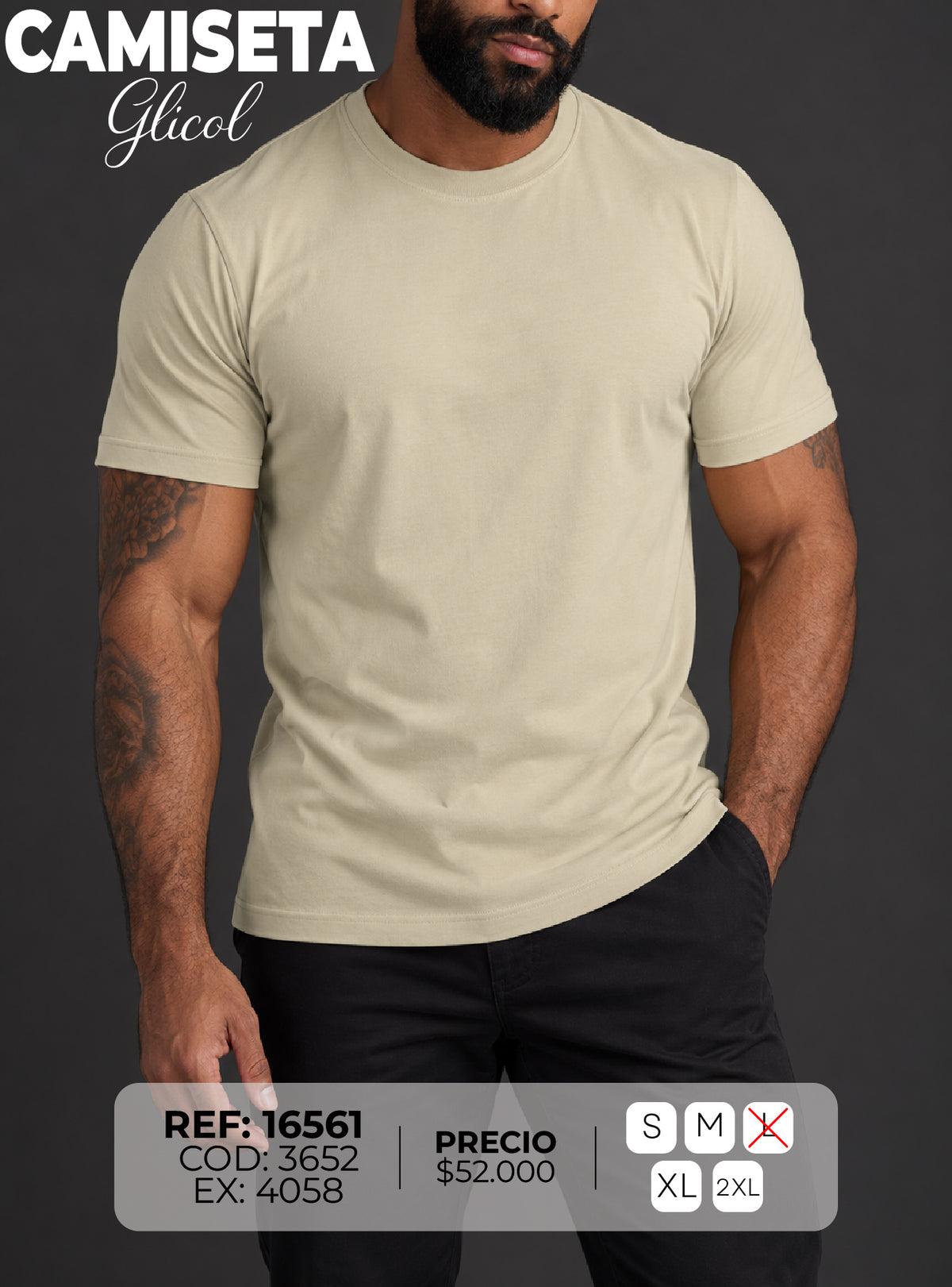 camiseta glicol astro hombre