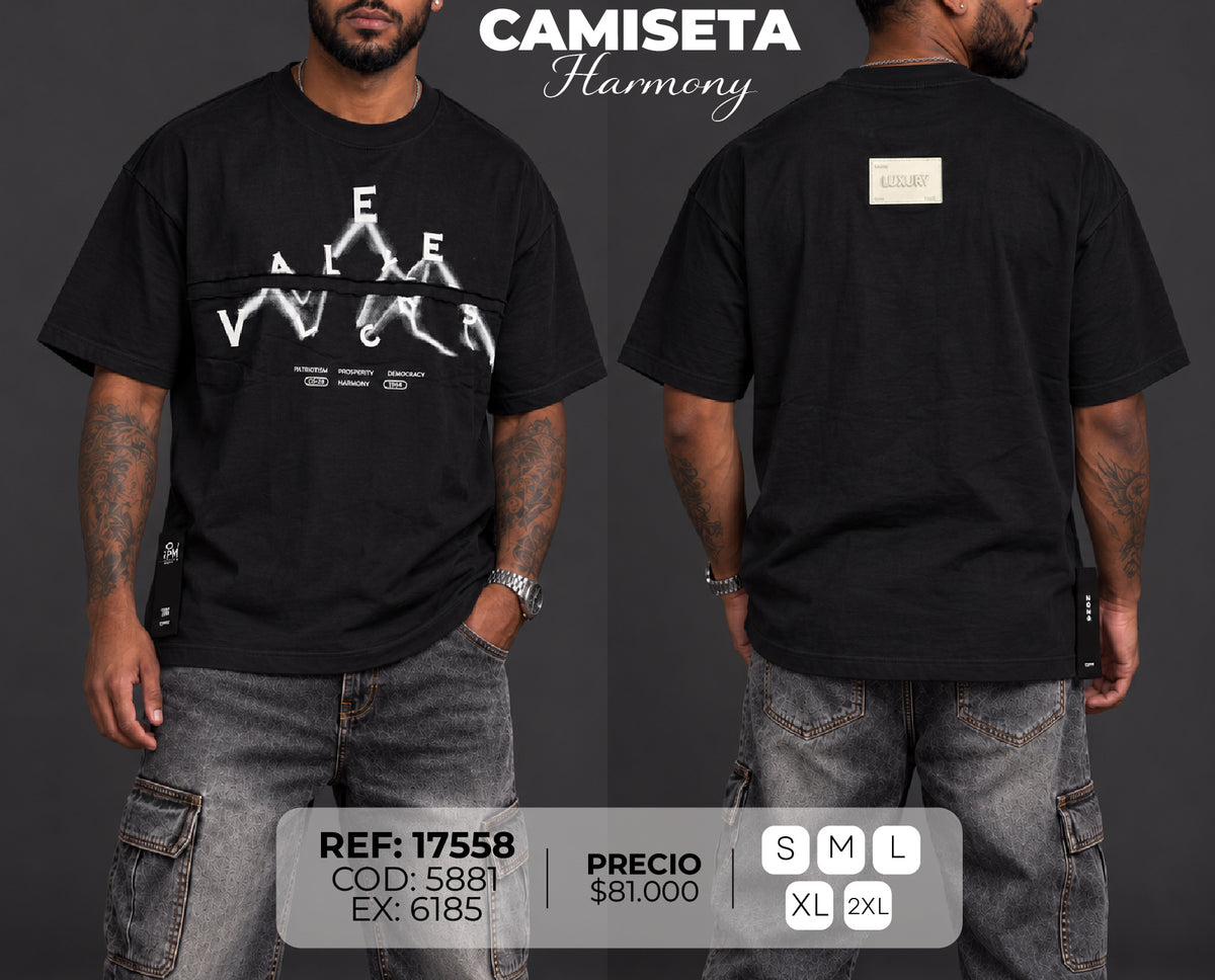 camiseta harmony hombre