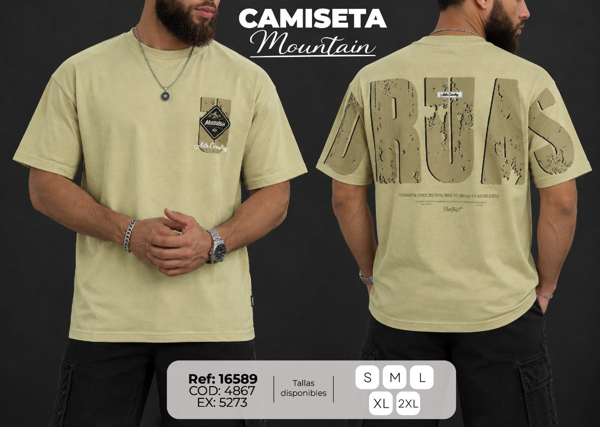 camiseta mountain hombre