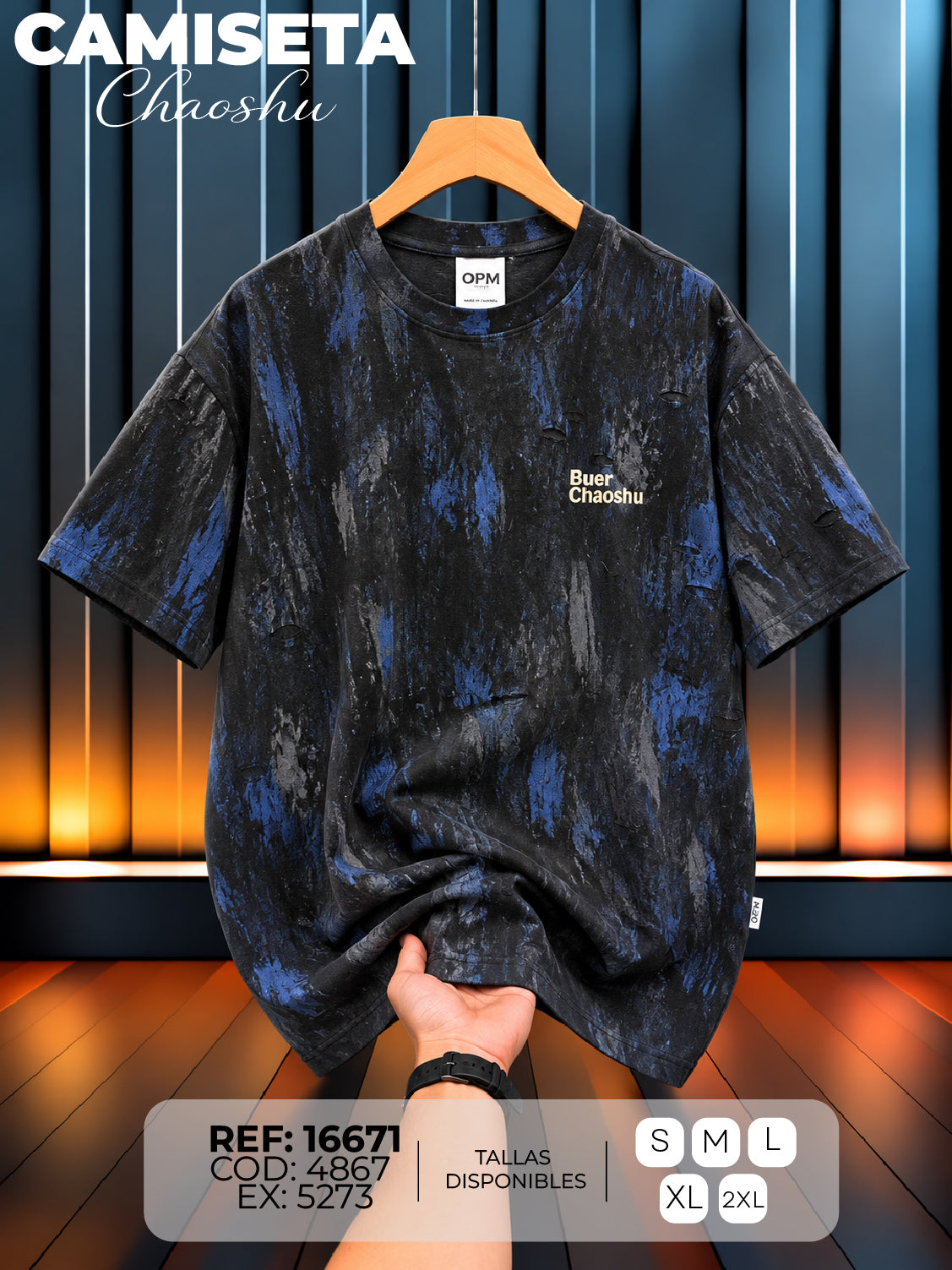 camiseta shaoushu hand