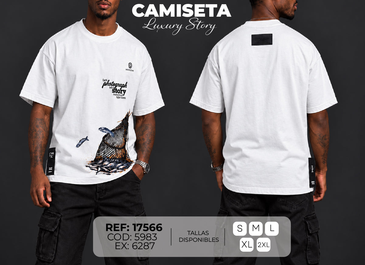 Camiseta luxury story hombre