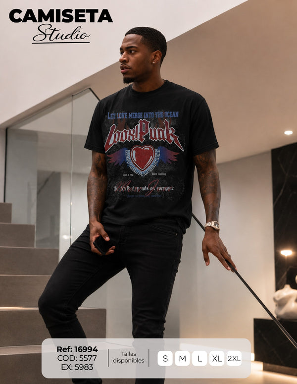 camiseta studio hombre