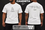 camiseta type hombre