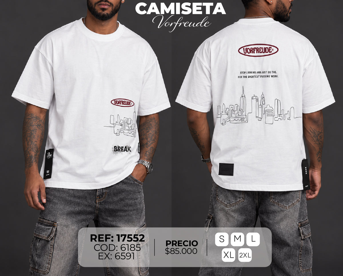 Camiseta vorfreude hombre