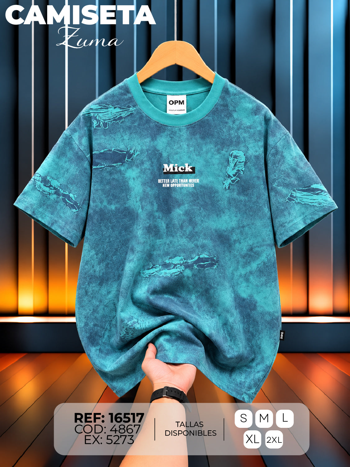 camiseta zuma hand