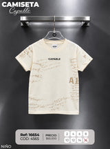 camiseta capable 1 niño