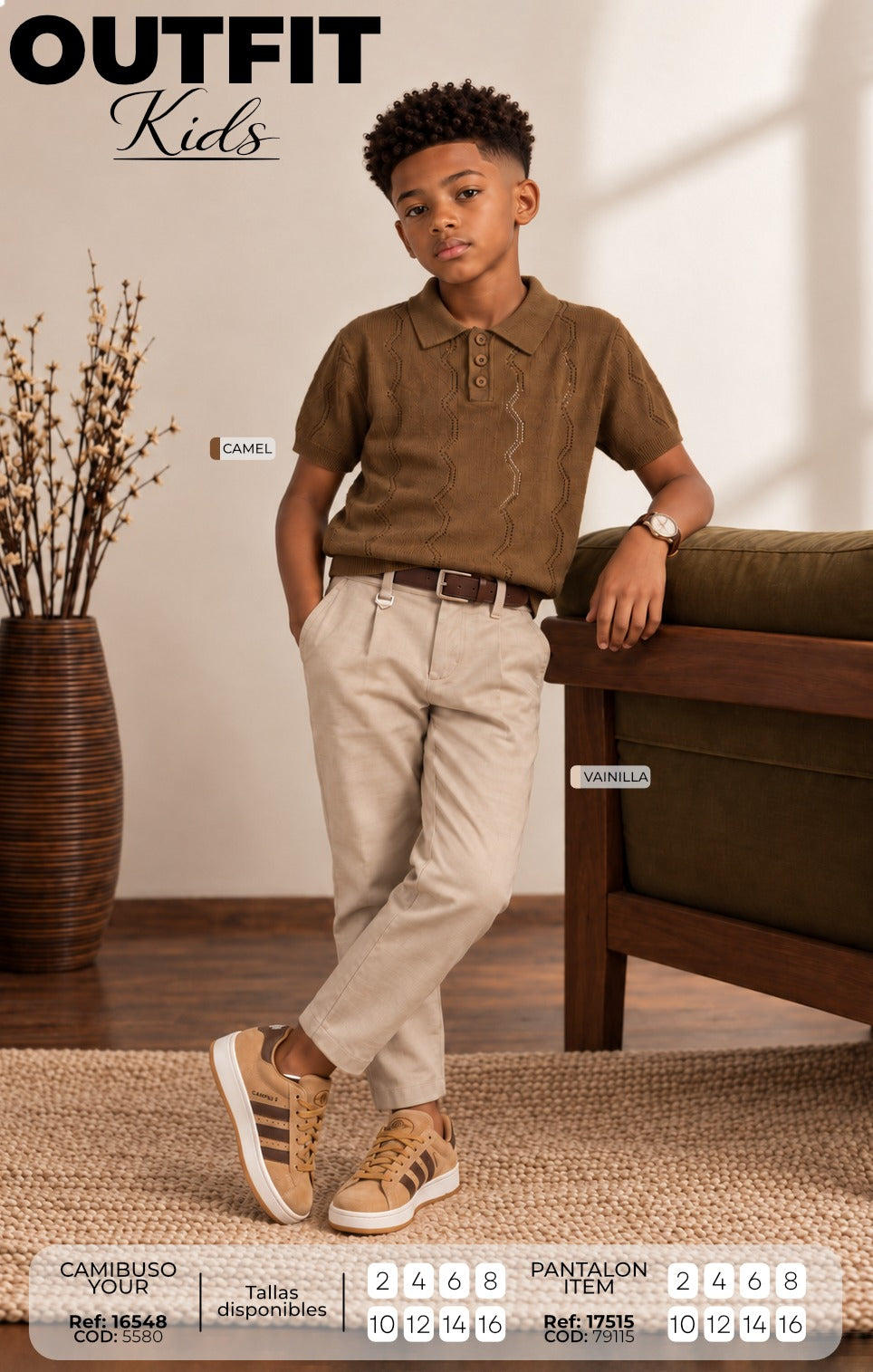 Outfit niño 1 old money