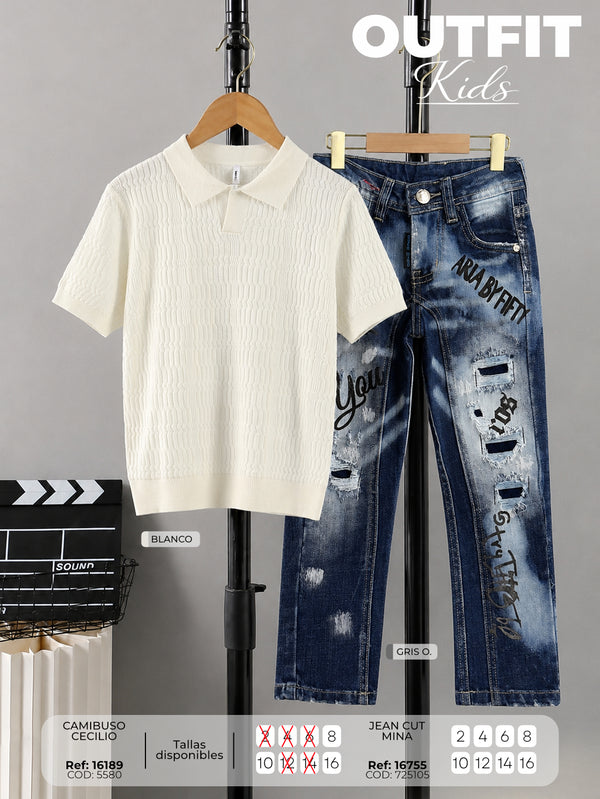 cecilio cut mina Outfit Niño Album