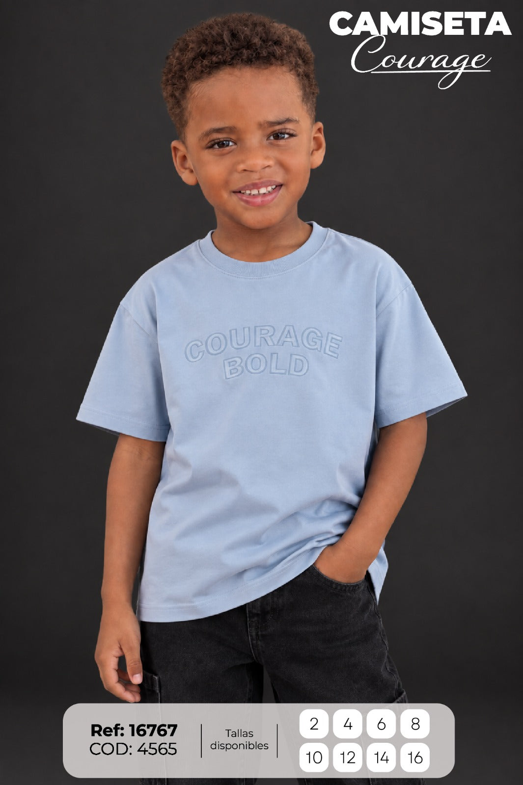 camiseta courage niño