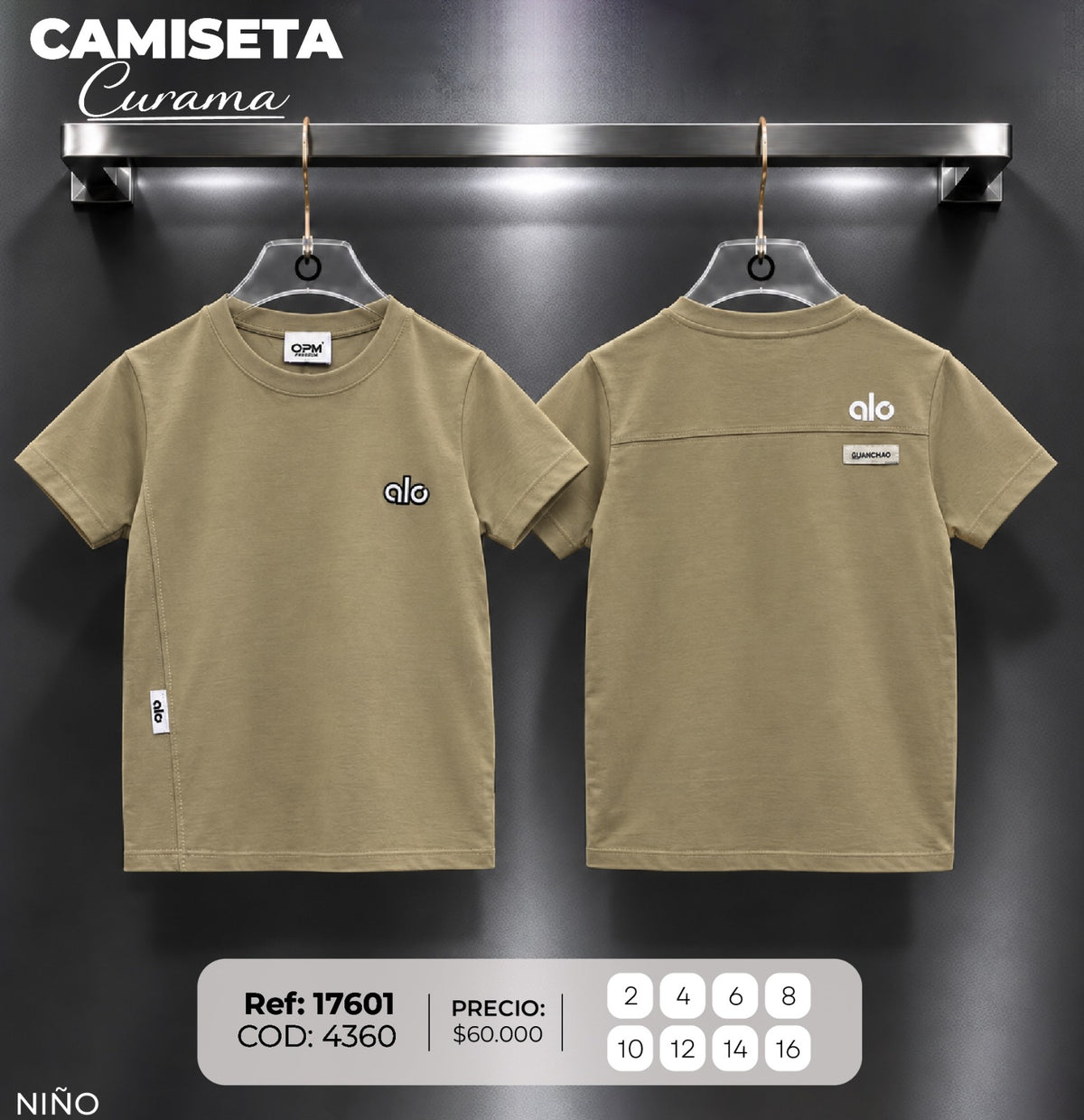 camiseta curama niño