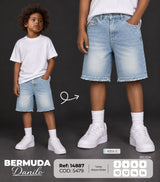 bermuda danilo azul c niño